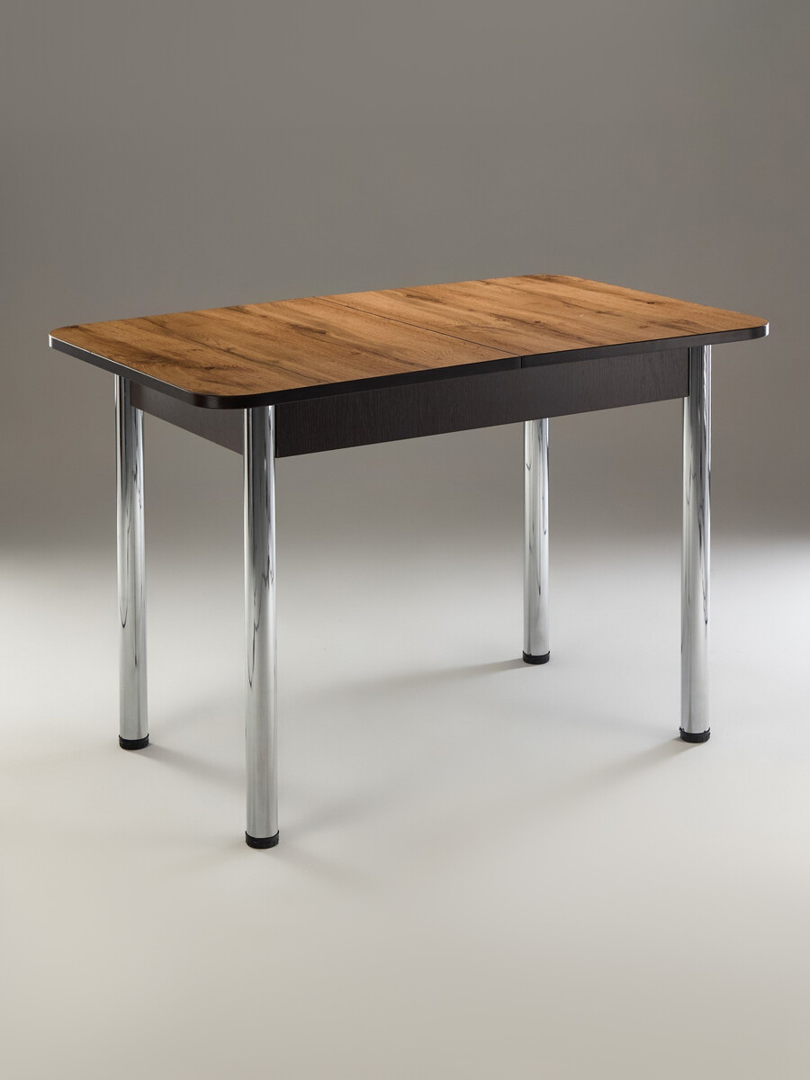 

Стол кухонный раздвижной, 1100(1500)×700×775 мм, цвет венге/дуб вотан, Коричневый