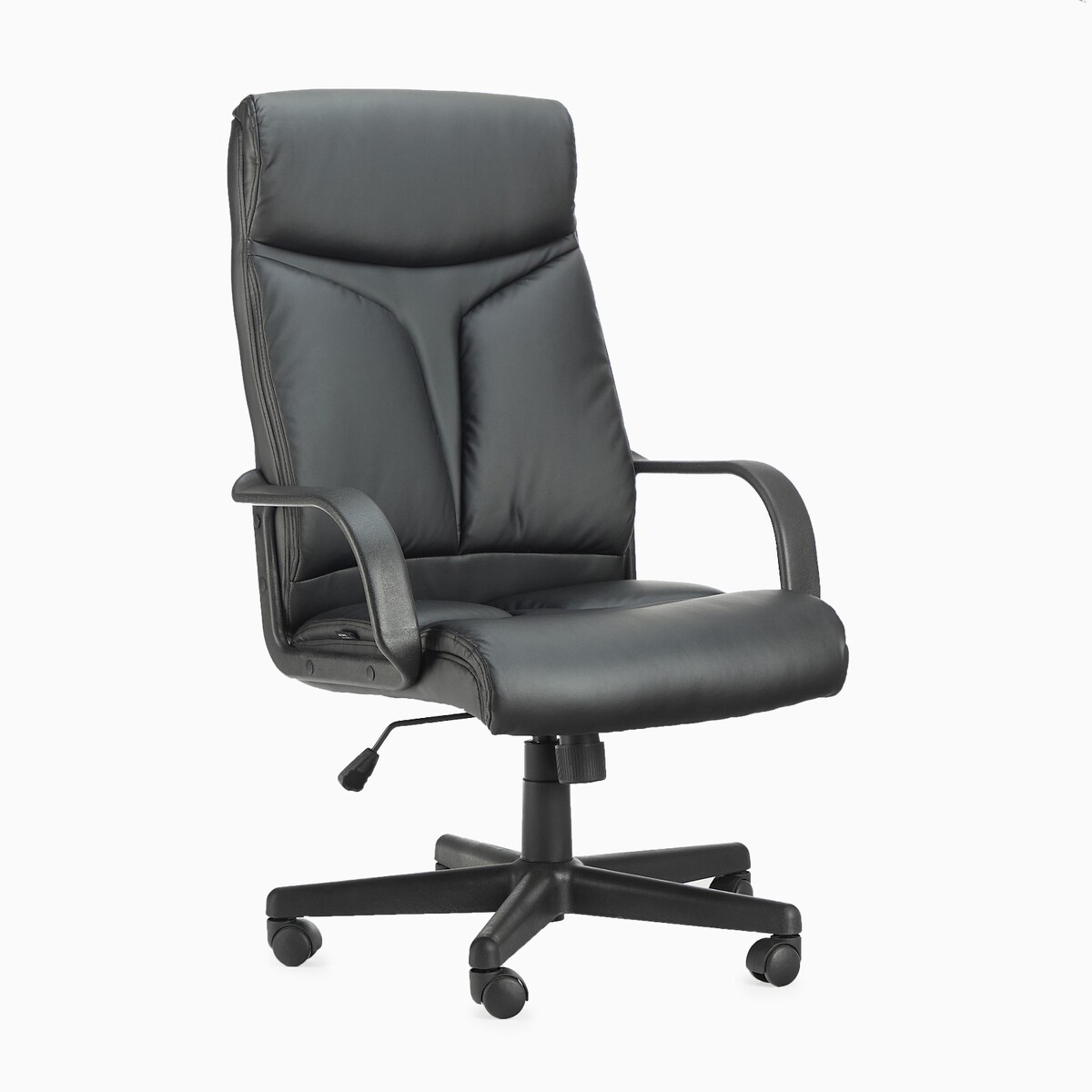 Кресло руководителя клик мебель 7475, черное кресло офисное brabix premium net ex 533 хром сетка черное 532546