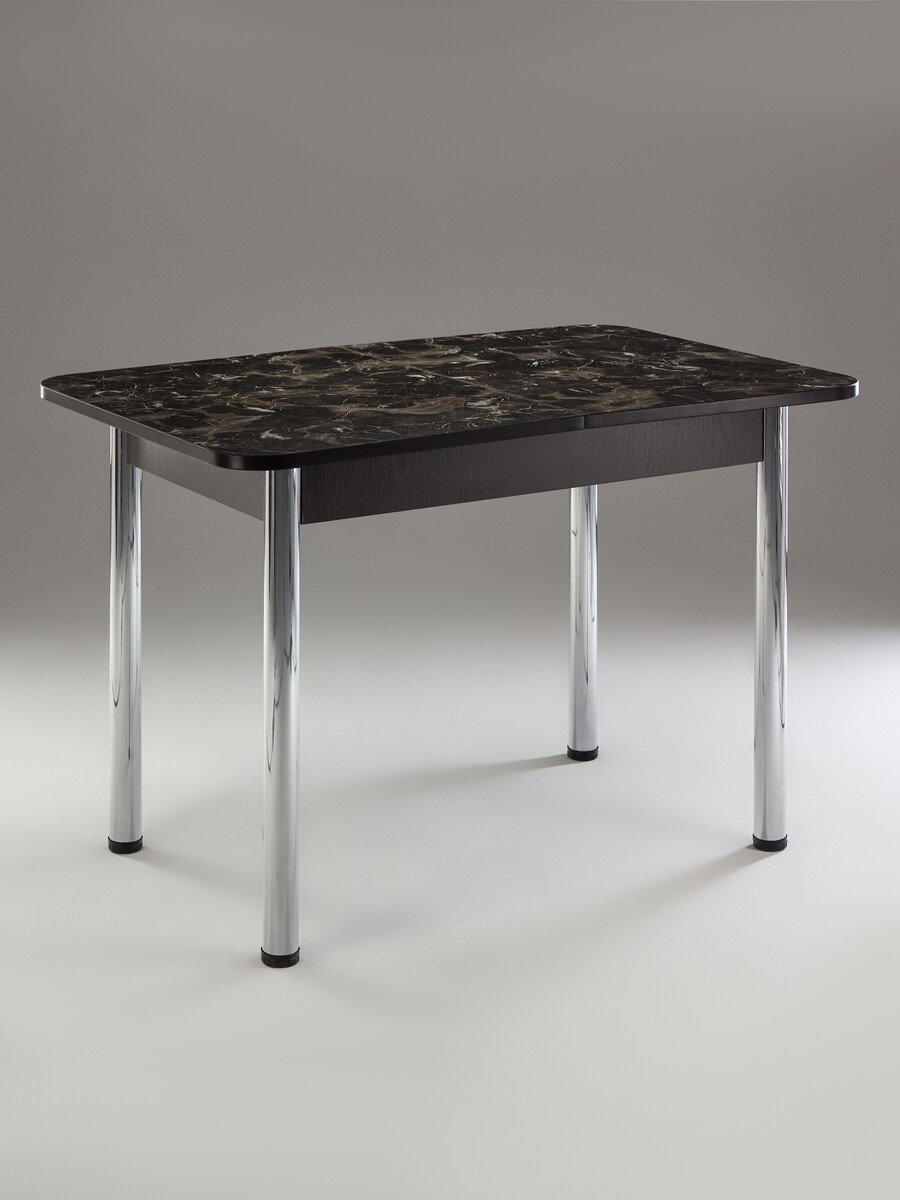 

Стол кухонный, 1100×700×775 мм, цвет венге/мрамор королевский пластик, Коричневый