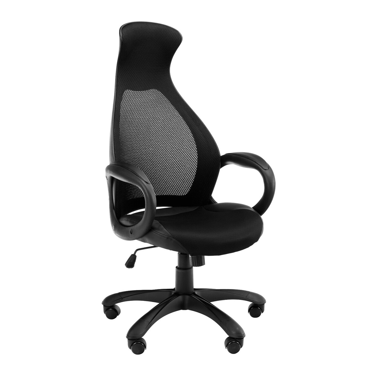 Эргономичное кресло руководителя ys - 717, черное кресло brabix bit ex 550 хром экокожа черное