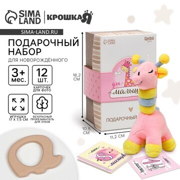 Набор подарочный: мягкая игрушка+прорезы