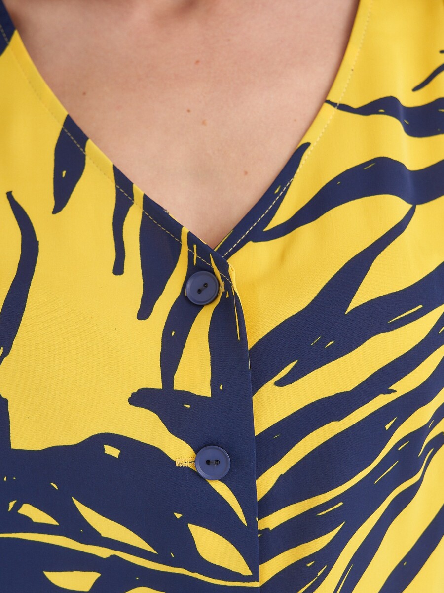Блузка Remix, размер 42, цвет желтый 08917542 - фото 3