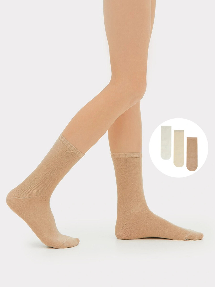 Носки детские (3 пары) носки трикотажные для девочек 2 пары в комплекте