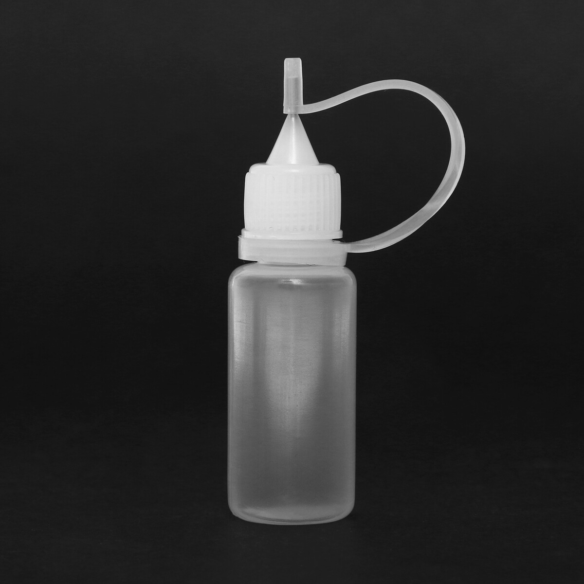 Бутылочка для хранения жидкости с иглой, 10 мл, пластиковая, прозрачная накладка на стол пластиковая а3 460 х 330 мм 500 мкм прозрачная бирюзовая подходит для офиса