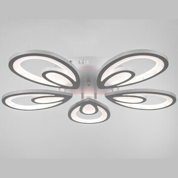 Люстра с пду 59125/5wt led 90+90вт 3 реж