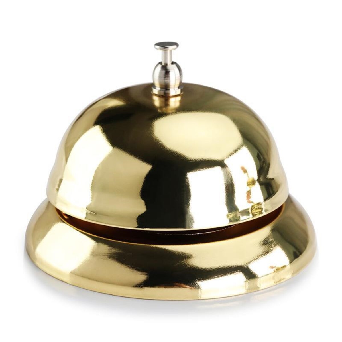 Звонок настольный золотой, 8 х 6 см звонок велосипедный nuvo латунный двухтональный диаметр 68 мм золотой nuvo nh b688
