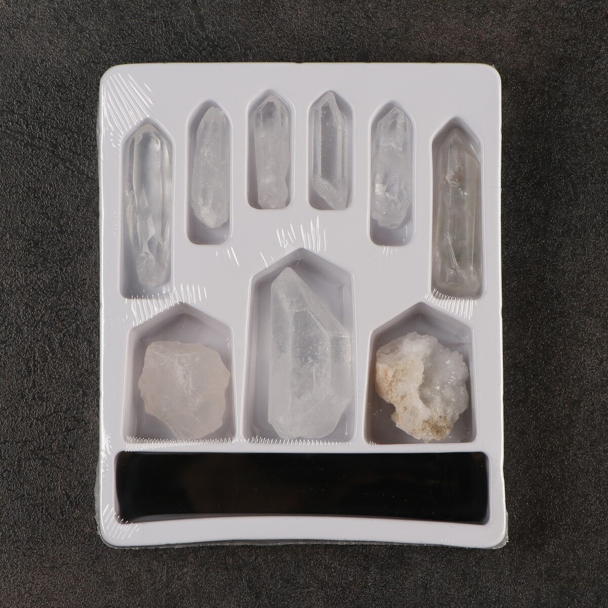 Коллекция кристаллов, 9шт коллекция кристаллов в баночке 9 баночек 17 5х13 см