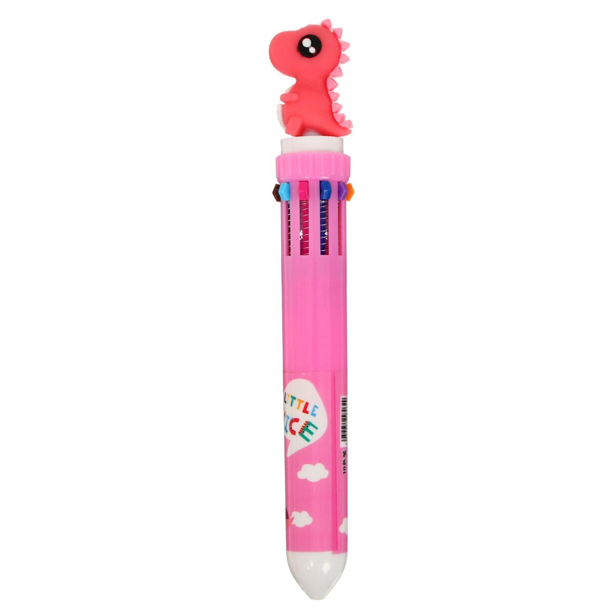 Ручка шариковая автоматическая 10-ти цветная, ручка держатель для переноски пакетов микс