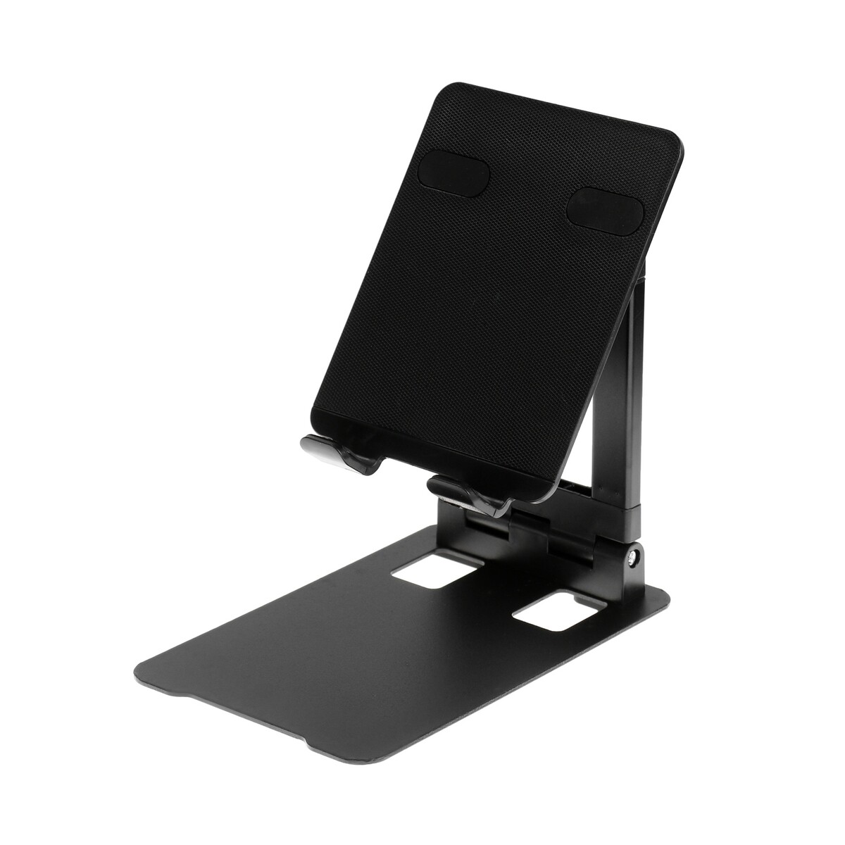 Подставка для планшета, регулируемая, складная, резиновые вставки, черная подставка для телефона регулируемая складная поворот на 360° металл серебристая