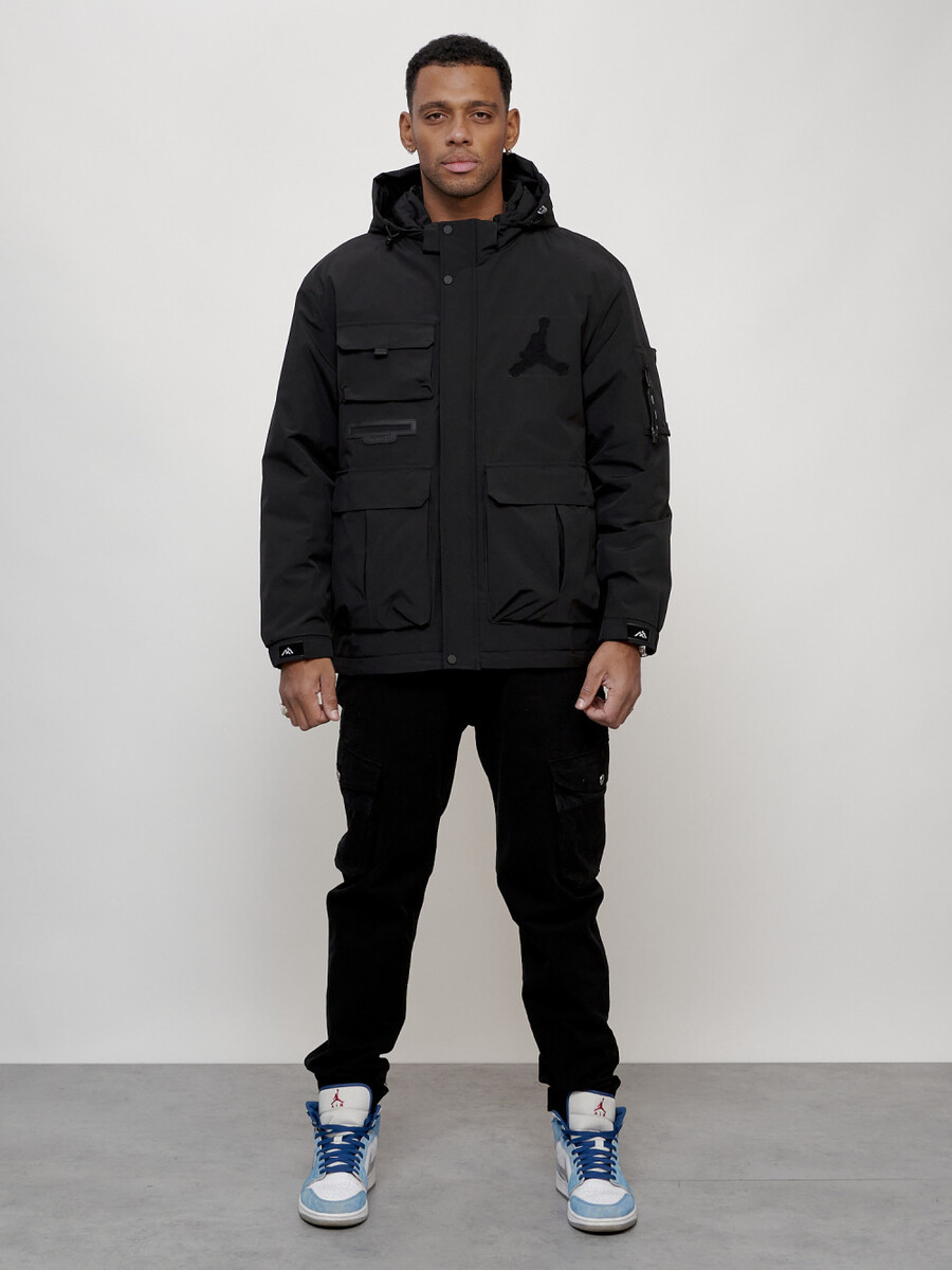 Куртка спортивная WONDERRMAN, размер 48, цвет черный