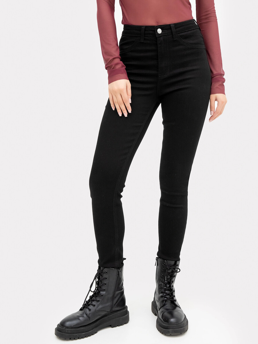 Брюки женские джинсовые в черном цвете брюки женские в черном е