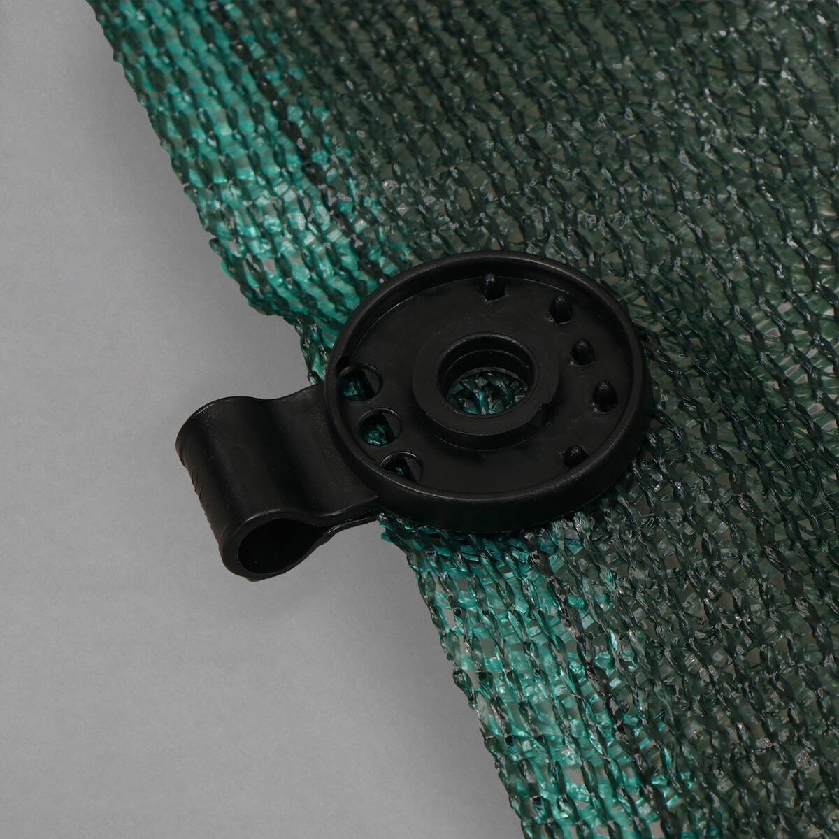 Сетка затеняющая, 10 × 2 м, плотность 80 г/м², зеленая, в наборе 25 клипс No brand, цвет зеленый 09116269 - фото 3