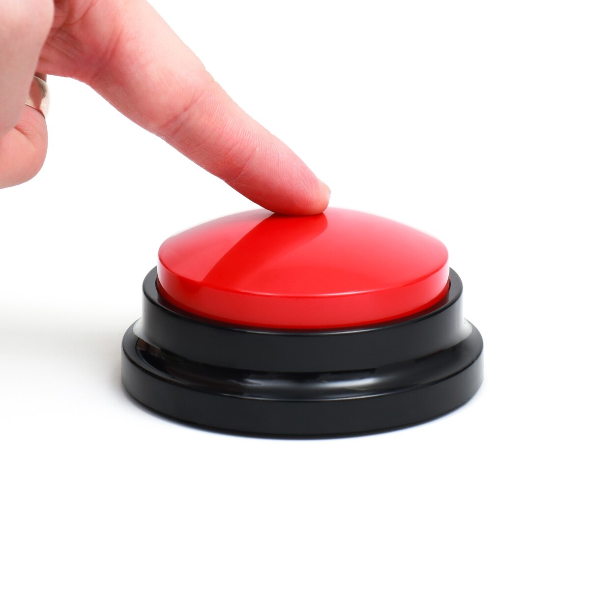 Звуковая кнопка - кликер для дрессировки животных, 9 х 9 х 5, см. красная арт терапия своим голосом
