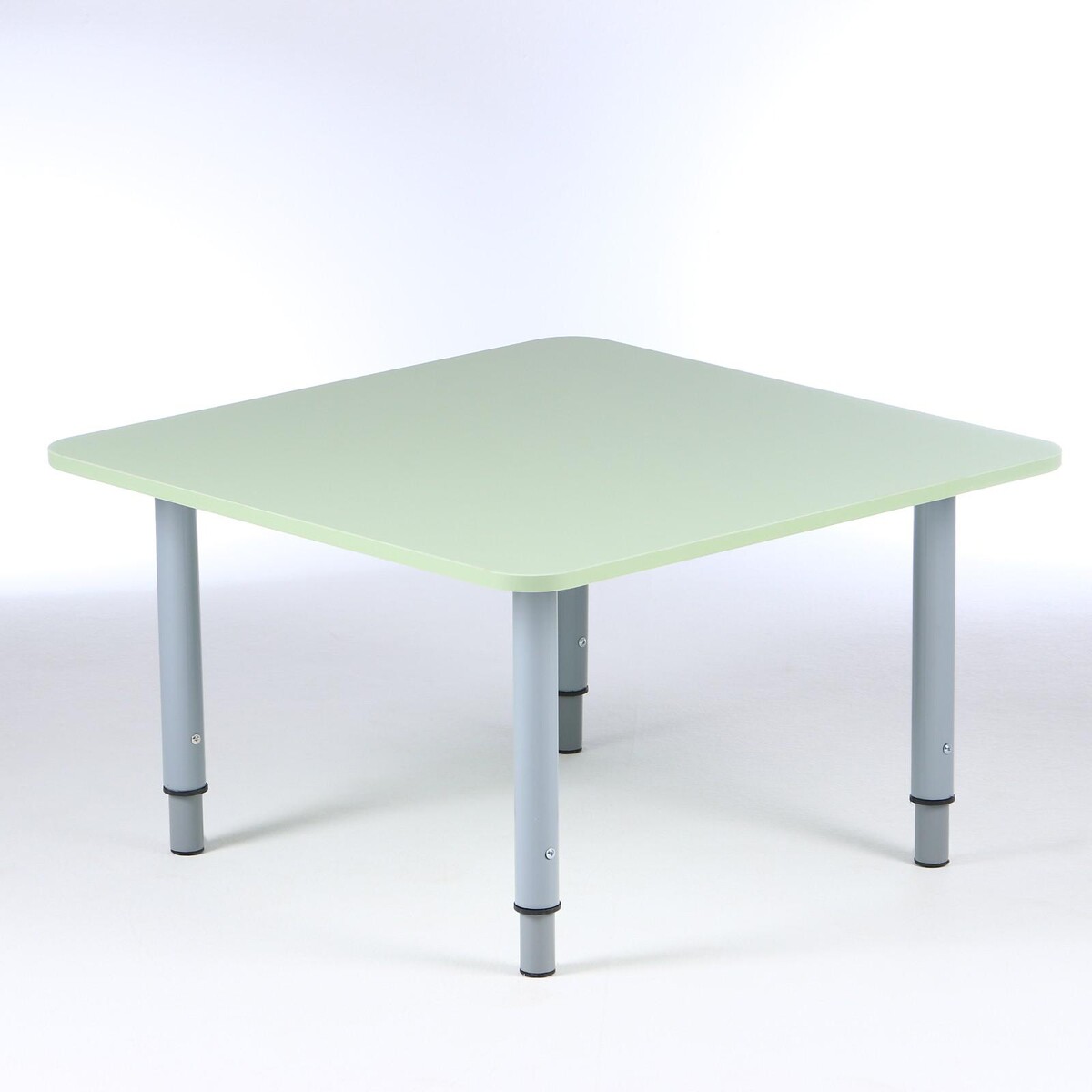 Стол квадратный регулируемый по высоте, 700х700х460-580 цвет салатовый kett up стол журнальный квадратный eco ocean