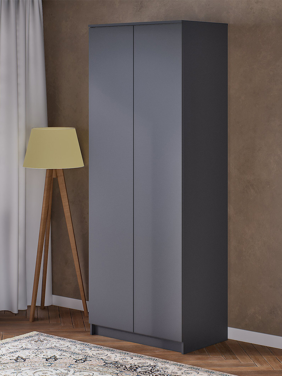 

Шкаф распашной двухстворчатый, Серый