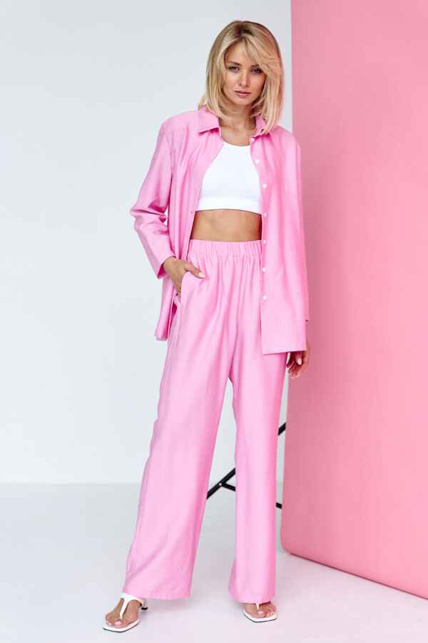 Рубашка брюки Eliseeva Olesya, размер 42, цвет розовый 09181108 - фото 1