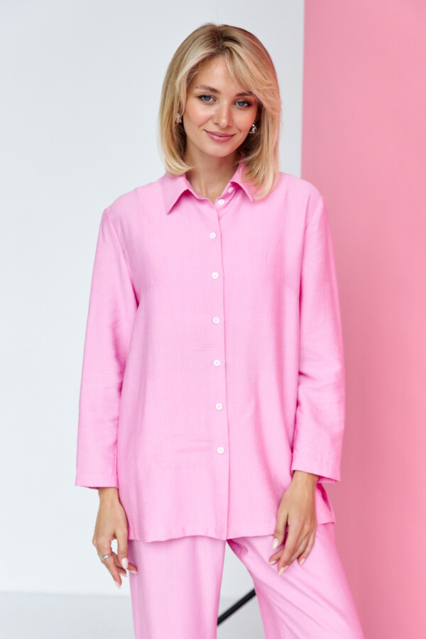 Рубашка брюки Eliseeva Olesya, размер 42, цвет розовый 09181108 - фото 3