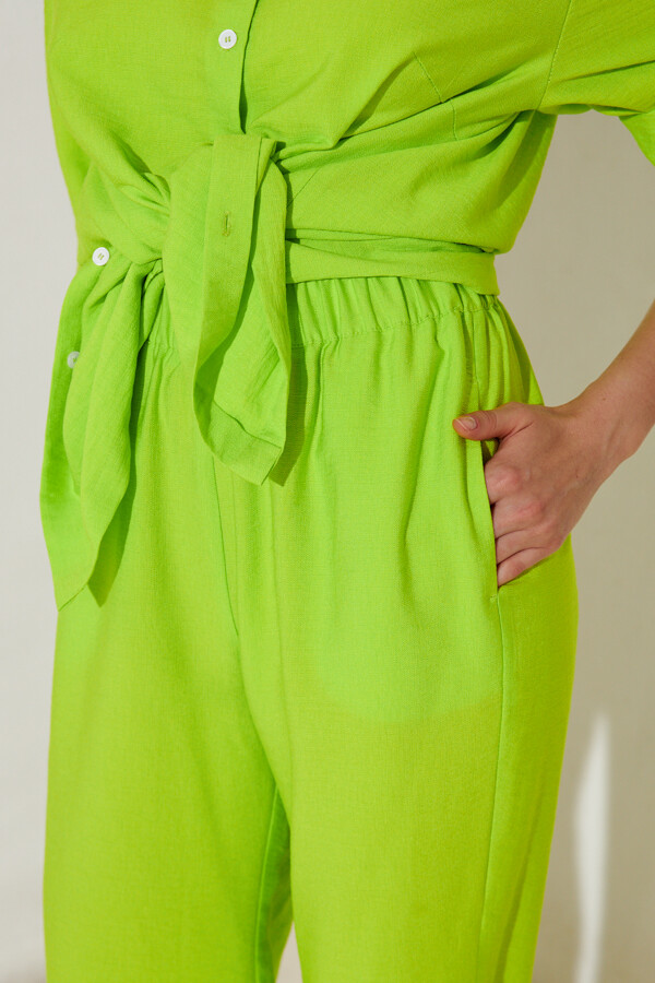 Рубашка брюки Eliseeva Olesya, размер 42, цвет зеленый 09181111 - фото 5
