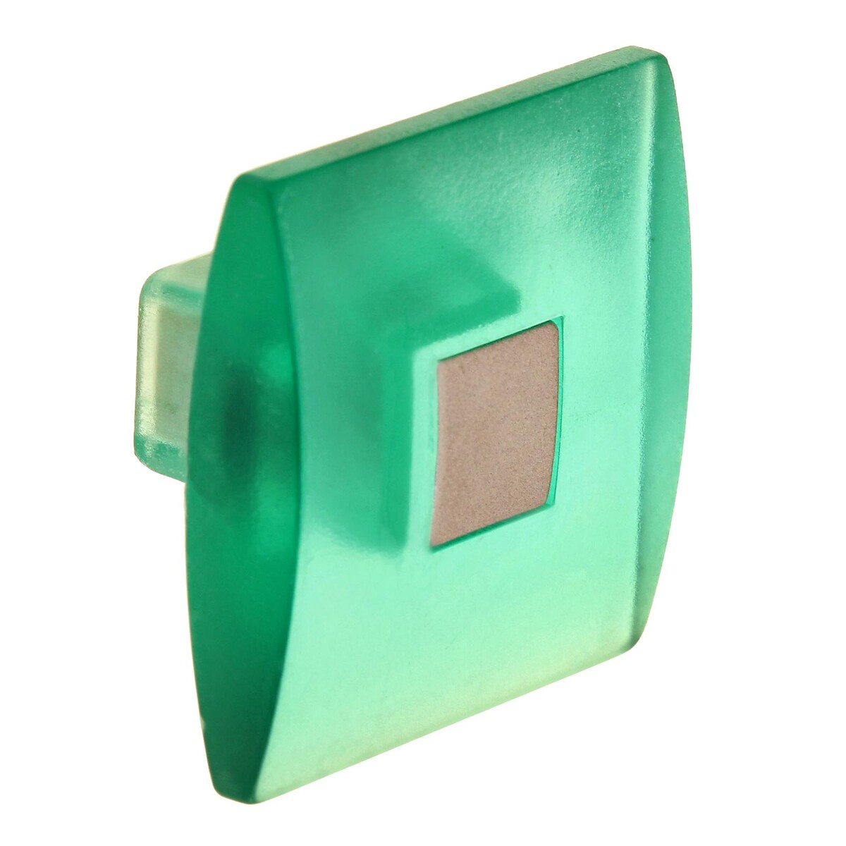 Ручка кнопка plastic 003, пластиковая, зеленая чехол защитный vlp plastic case для macbook pro 13 2020 прозрачный