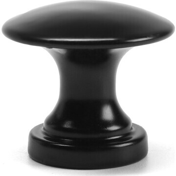 Ручка кнопка тундра vintage 009, черная