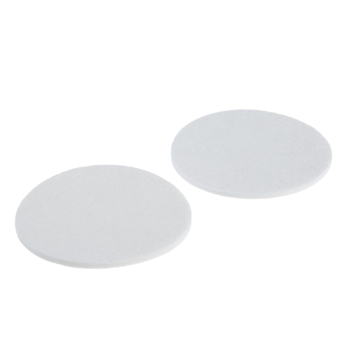 Накладка мебельная тундра, d=85 мм, круглая, белая, 2 шт. тарелка суповая керамика 23 см круглая грейс daniks y6 6009 белая