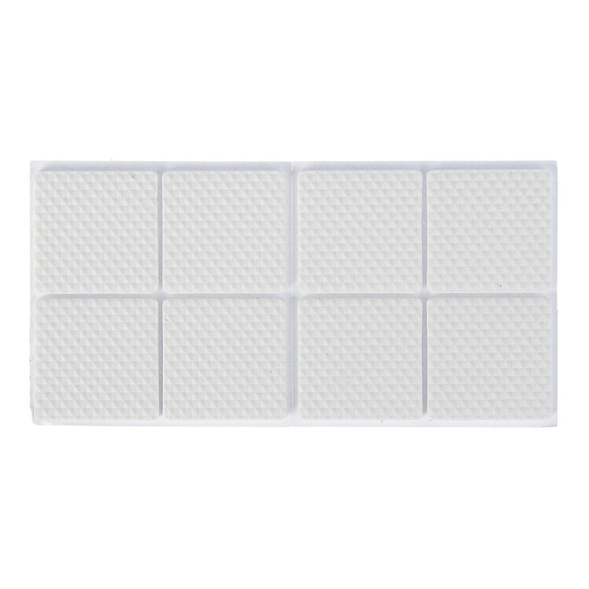 Накладка мебельная квадратная tundra, размер 38 х 38 мм, 8 шт, полимерная, цвет белый накладка мебельная силиконовая квадратная 35 40 мм 4 шт