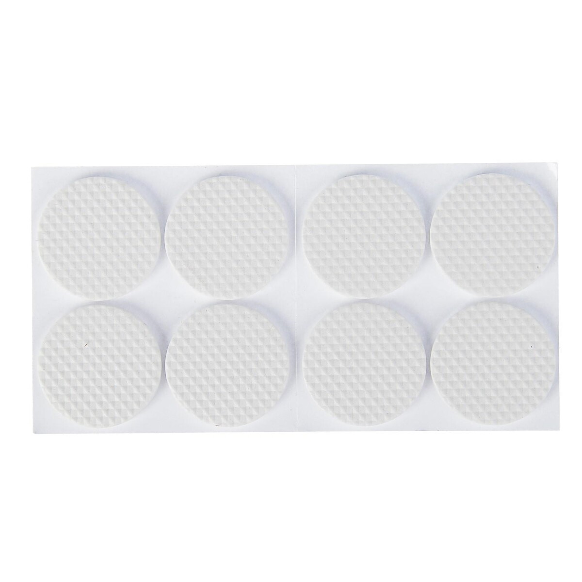 Накладка мебельная круглая тундра, d=38 мм, 8 шт., полимерная, белая тарелка десертная стеклокерамика 19 см круглая белая daniks 223763 lhp75