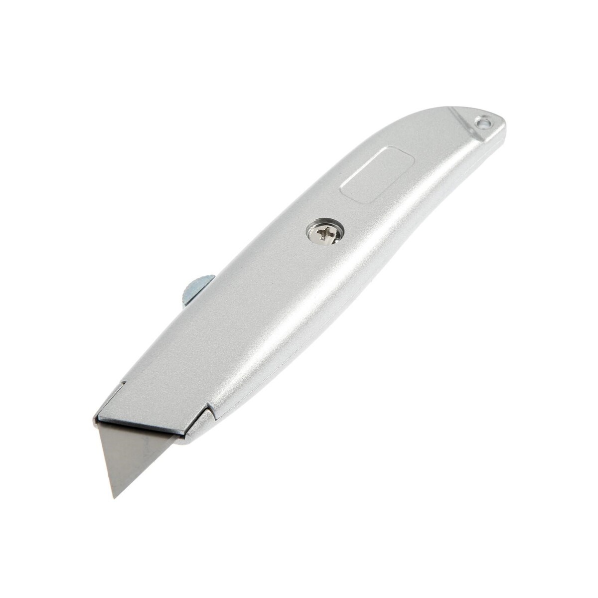 Нож универсальный тундра, металлический корпус, трапециевидное лезвие, 19 мм нож универсальный sparta 78907 выдвижное лезвие пластиковый усиленный корпус 18 мм
