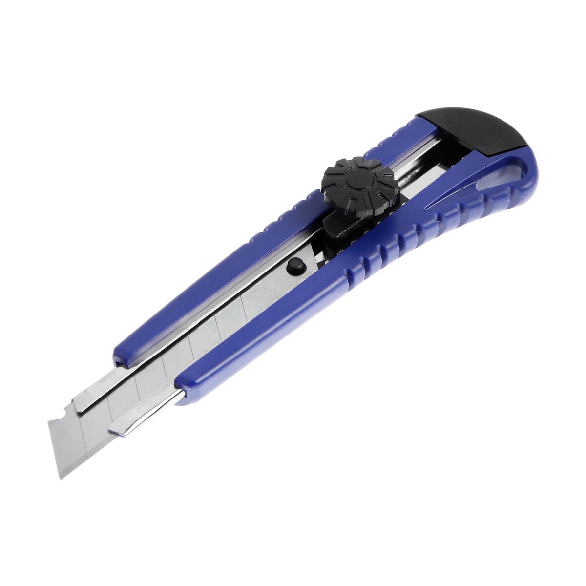 Нож универсальный тундра, металлическая направляющая, винтовой фиксатор, 18 мм нож универсальный тундра металлическая направляющая винтовой фиксатор 18 мм