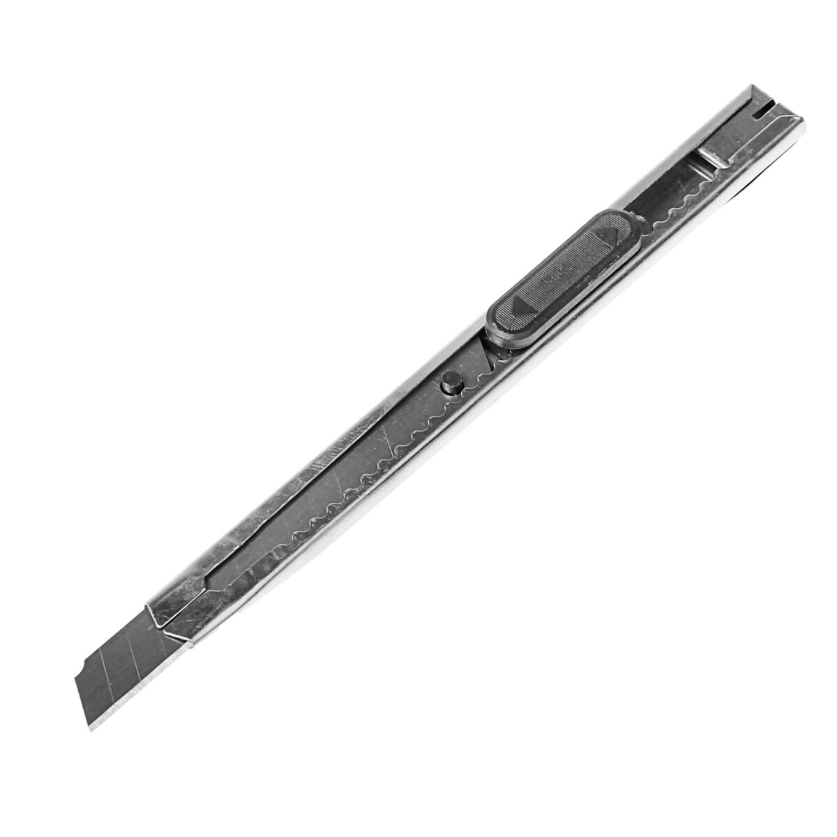 Нож универсальный лом, металлический корпус, 9 мм степлер брошюровочный 24 6 26 6 до 20 листов металлический корпус чёрный