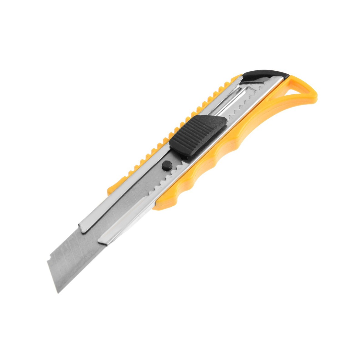 Нож универсальный тундра, металлическая направляющая, квадратный фиксатор, усиленный, 18 мм нож универсальный тундра металлическая направляющая 2к корпус 18 мм