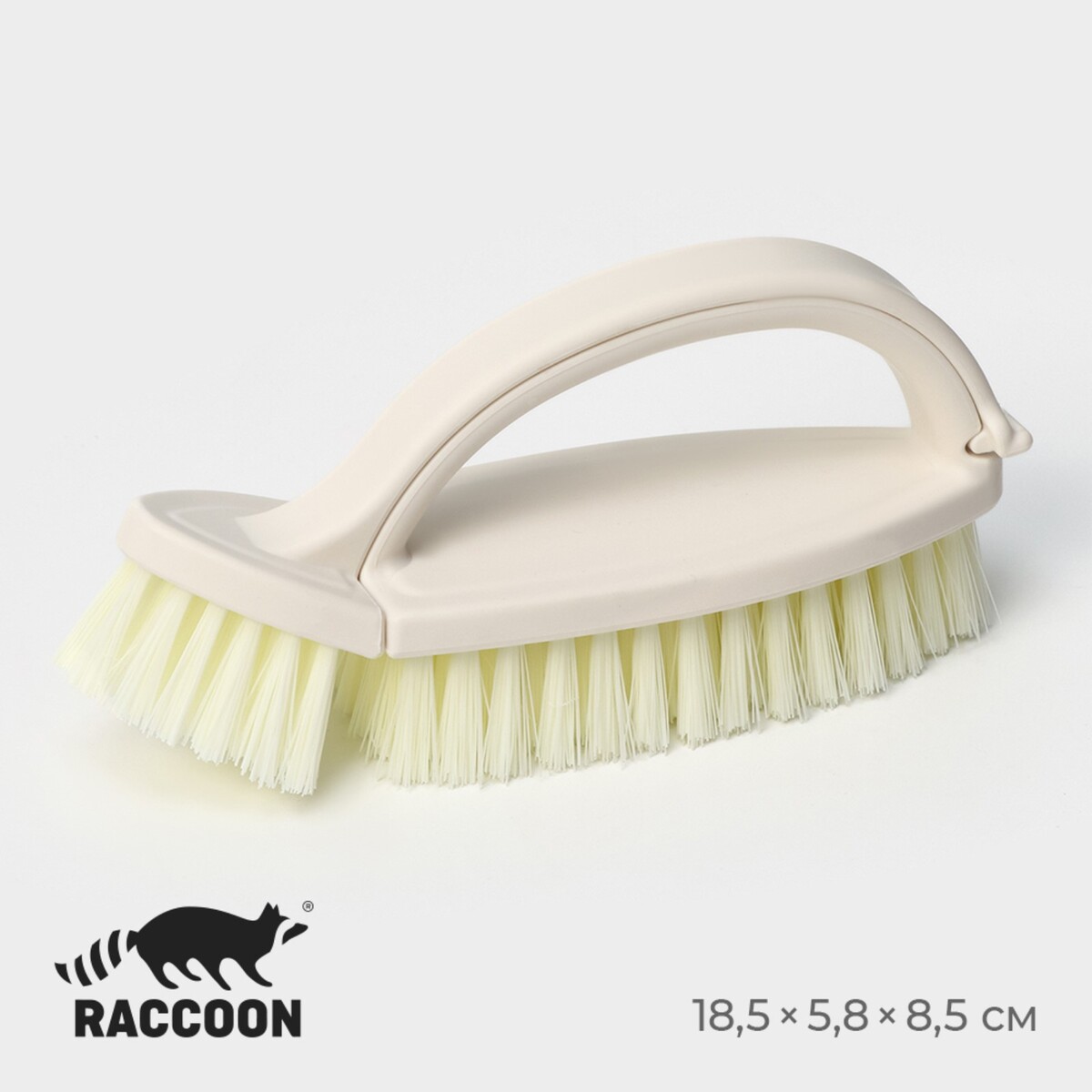 Щетка утюжок двойная raccoon breeze, 18,5×5,8×8,5 см, ворс 2,7 см щетка для уборки raccoon breeze удобная ручка 29×5×8 см ворс 2 5 см