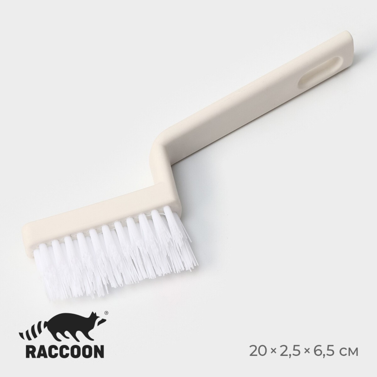Щетка для сложных загрязнений raccoon breeze, 20×2,5 см, жесткий скошеный ворс 3 см щетка для мытья посуды raccoon breeze удобная ручка 30×6 5×8 5 см ворс 2 5 см