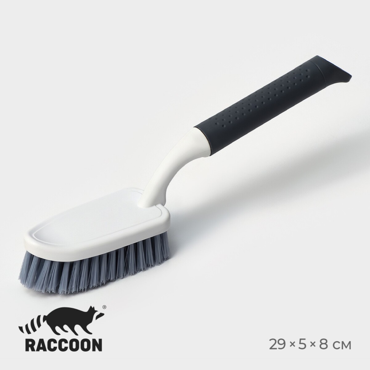 Щетка для уборки raccoon breeze, удобная ручка, 29×5×8 см, ворс 2,5 см щетка с совком raccoon meli бамбуковая ручка совок 18×16 5×4 см щетка 15х11 см ворс 5 см