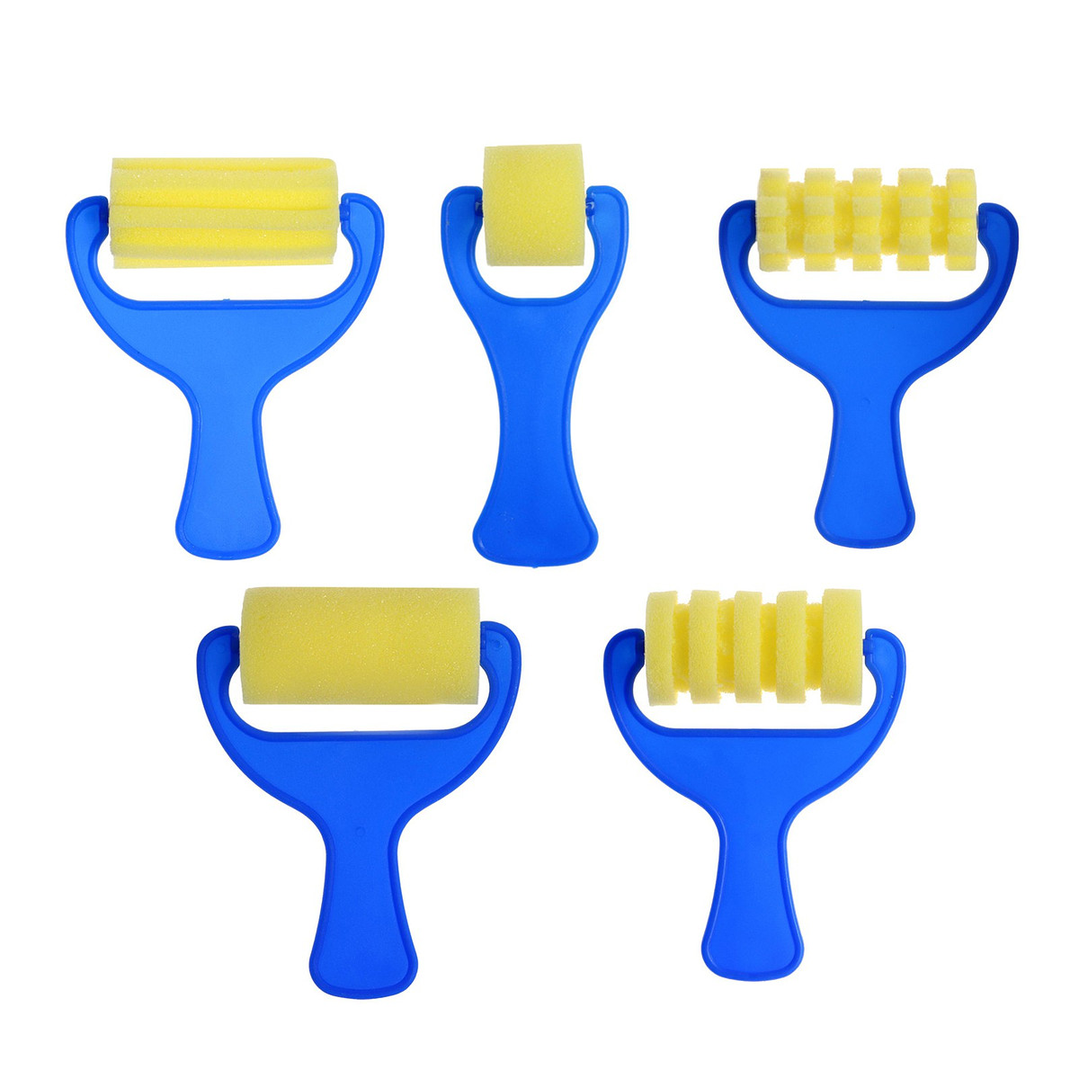 

Набор валиков для краски, 5 штук, фигурные, в пакете