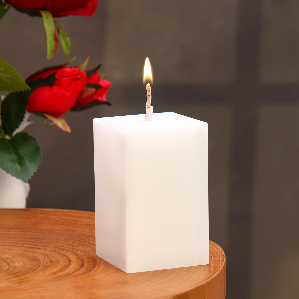 Свеча декоративная свеча декоративная 12х6 см колонна bartek candles белая