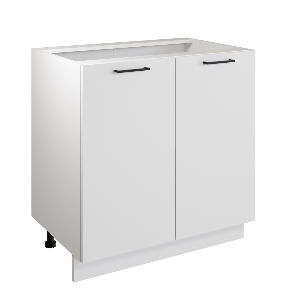 Шкаф - стол 80см с двумя дверцами Simple Н800 Белый/ Белый 00-00020859
