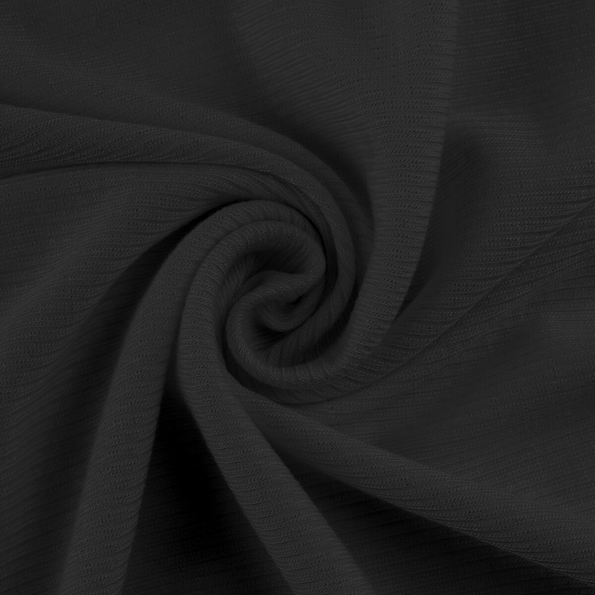 Лоскут кашкорсе с лайкрой, 50 × 50 см, цвет черный