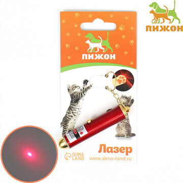 Лазерная указка для кошек с батарейками,