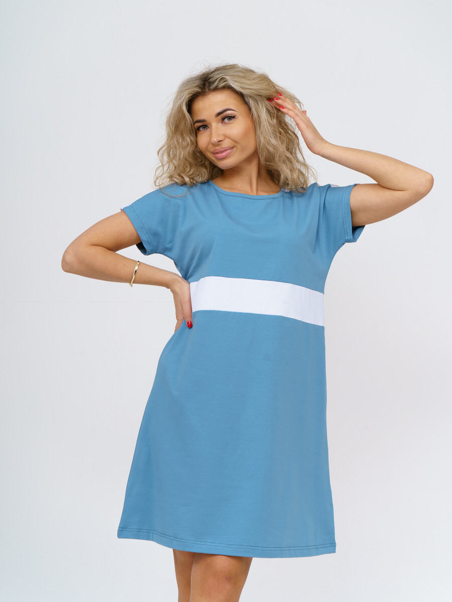 Платье Nesaden Style, размер 50, цвет голубой 09630995 - фото 4