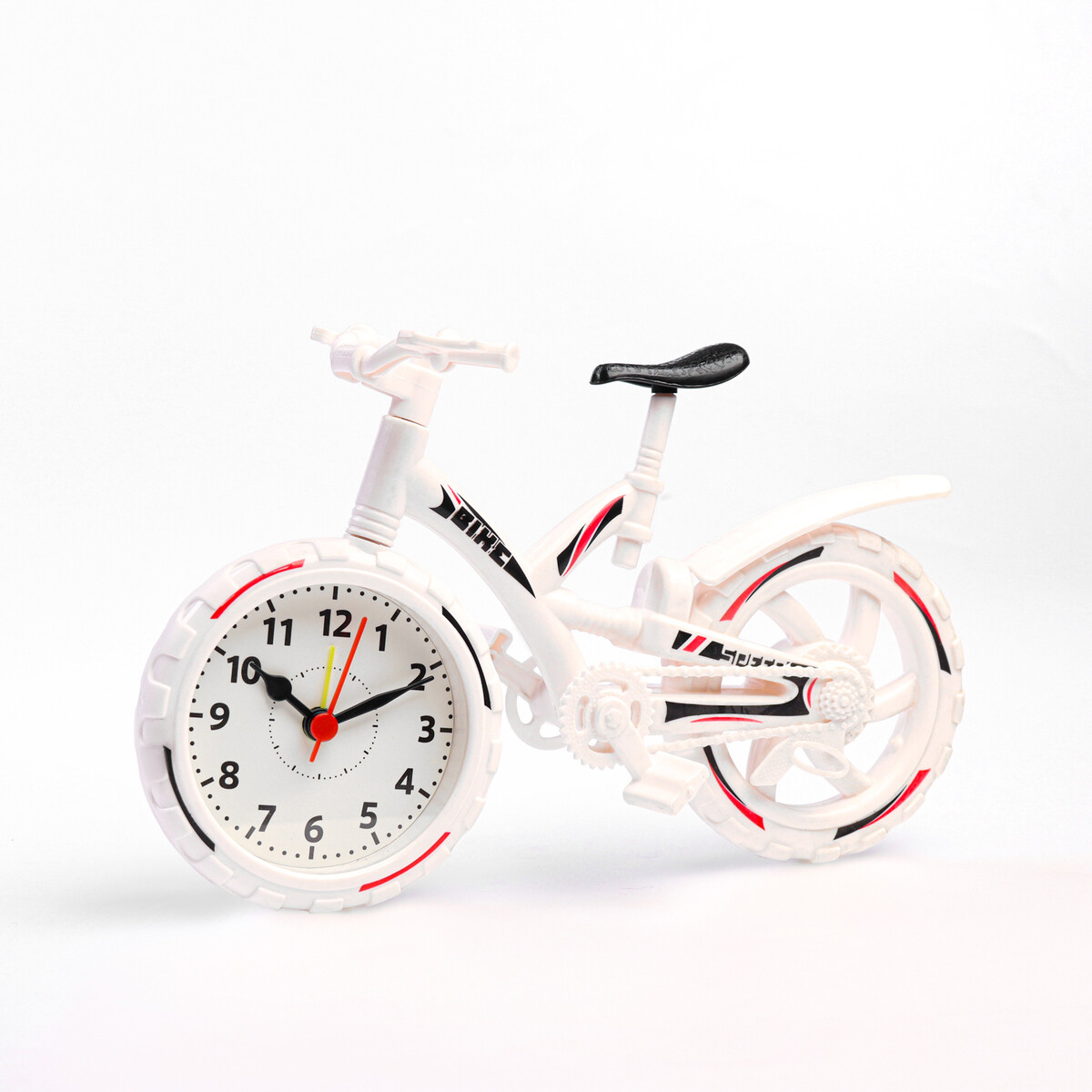 Часы - будильник настольные часы велосипед
