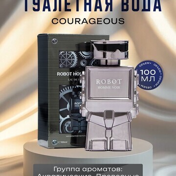 Туалетная вода мужская courageous, 100 м