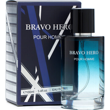 Туалетная вода мужская bravo hero, 100 м