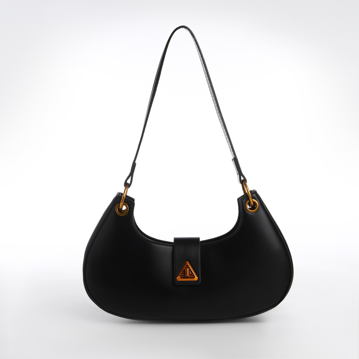 Сумка женская багет на молнии textura, средний размер, цвет черный сумка женская textura тоут средний размер коричневый