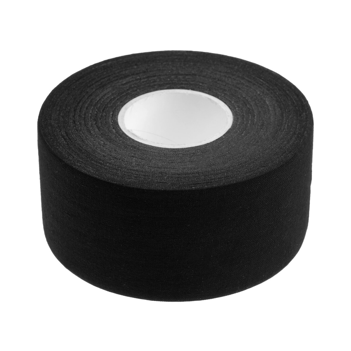 Лента клейкая тундра, тканевая, хоккейная, черная, 300 мкм, 48 мм х 25 м лента клейкая тундра тканевая хоккейная белая 300 мкм 36 мм х 25 м