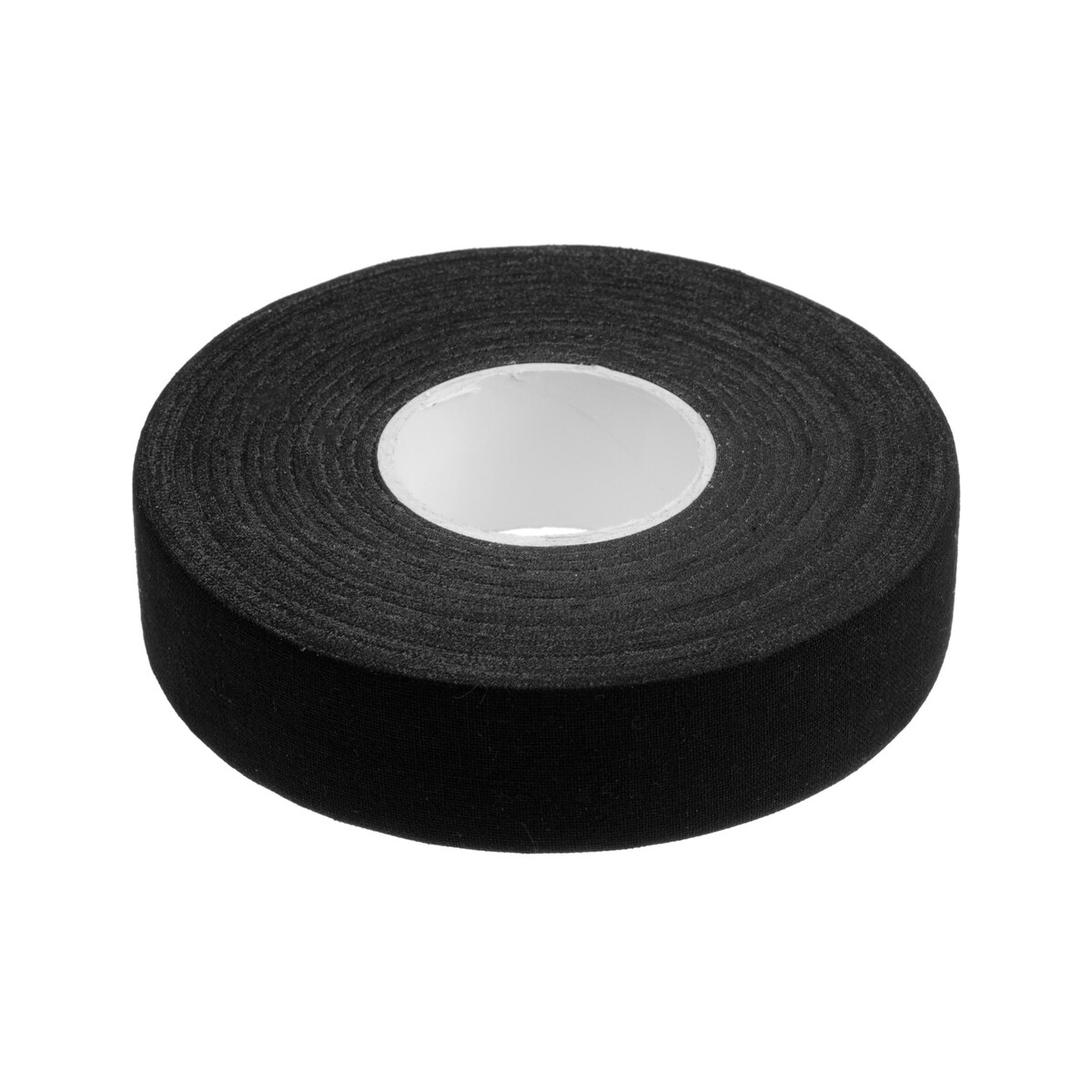 Лента клейкая тундра, тканевая, хоккейная, черная, 300 мкм, 24 мм х 25 м лента клейкая тундра тканевая хоккейная белая 300 мкм 48 мм х 25 м