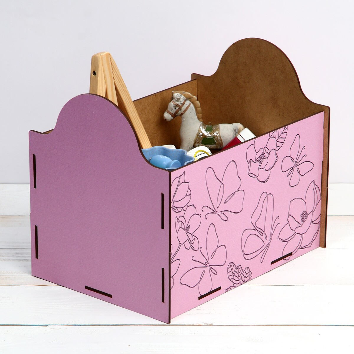Органайзер ящик органайзер для игрушек и банных принадлежностей roxy kids розовый th 709p