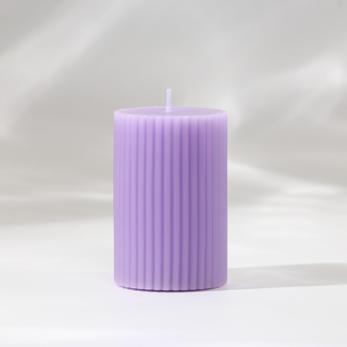 Свеча столбик интерьерная No brand, цвет фиолетовый 09715473 - фото 2