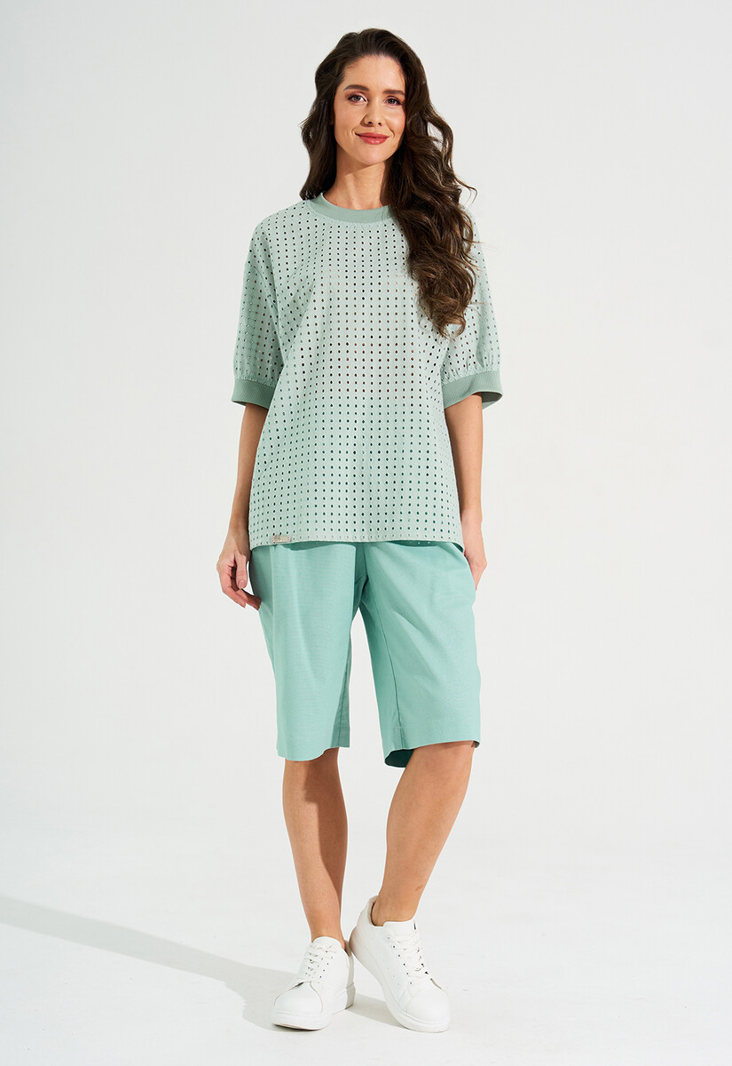 Блуза Dimma Fashion Studio, размер 42, цвет ментоловый 09716604 - фото 3