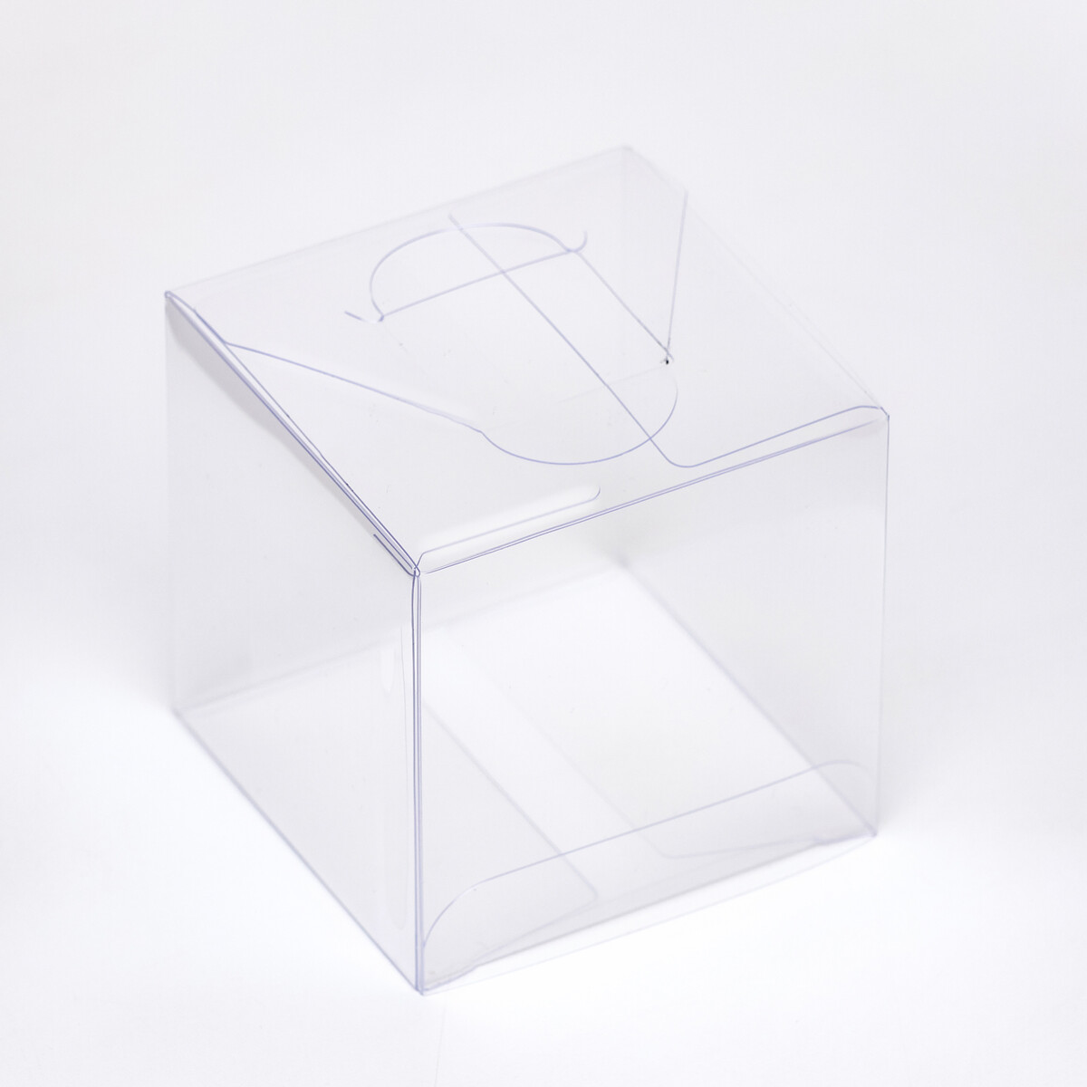 

Складная коробка из pvc 7 х 7 х 7 см набор 5 шт., Прозрачный